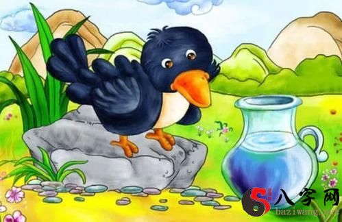 梦见乌鸦喝水